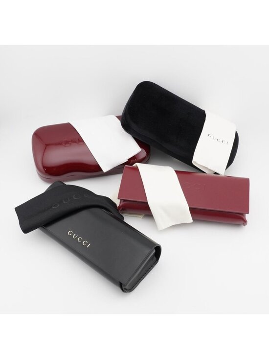 Gucci GG0958O 006 Eyeglasses Burgundy 52mm Square Frame